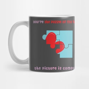 Valentine's puzzle for male Mug